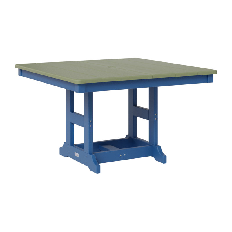 KIDS Outdoor Square Side Table, Pacific Blue, Sage