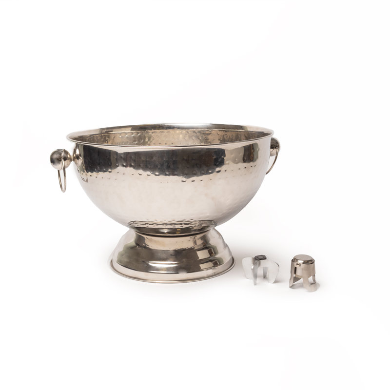 Barcraft Champagne Bowl with bottle stopper