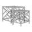 Chippendale Glass Top Nesting Tables-27290369