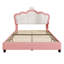 PU Upholstered Bed with Adjustable Headboard-823842100