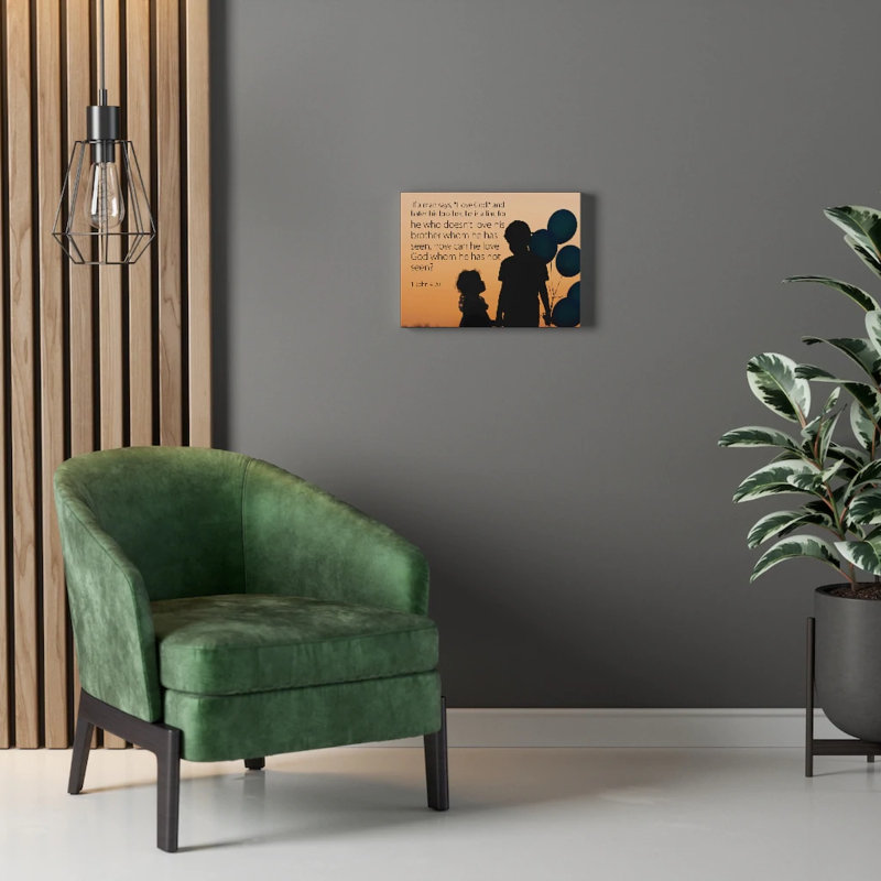 I Love God - Wrapped Canvas Print, 61cm H x 76cm W