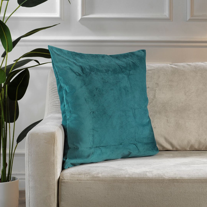 Matte Velvet Cushion Cover - 1 Pc, 51cm x 51cm, Sky