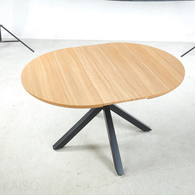 Extendable Table, Dining Table, Office Table, Coffee Table, Metal Leg, MDF Top (120/160x120x75cm)