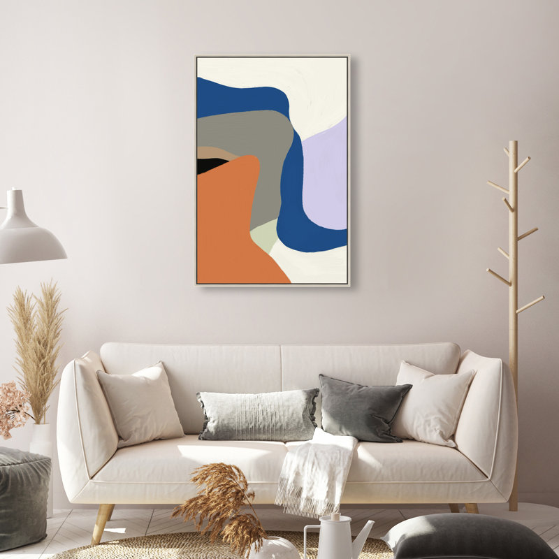 All Together II Print by Oliver Gal, 21"H x 31"W, Silver Floater Frame