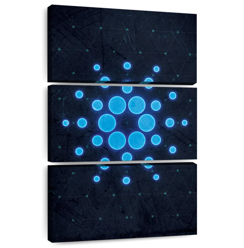 Kerner Cryptocurrency Cardano Logo II, 74" H x 48" W