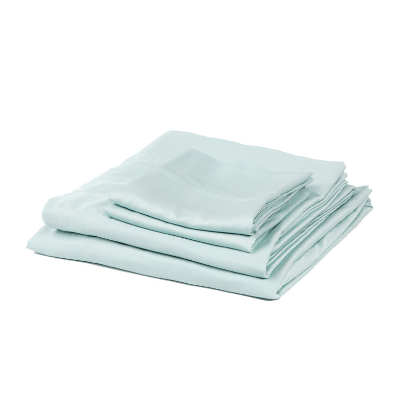 Bamboo Twill Sheet Set, Queen, Blue