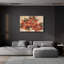 «Poinsettia Trio» par Cheri Blum, art mural en verre acrylique-1156324991