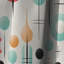 Pastel scandinave géométrique formes V - rideau occultant géométrique abstrait - 1 panneaux-107546797