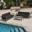 Caggiano 6 - Person Patio Conversation Set with Cushions