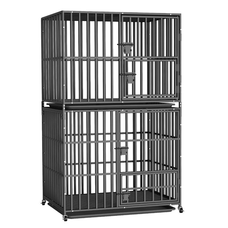 Leitha Stackable Pet Cage, 144.5cm H x 95cm W x 57cm D