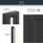 Arik 18.5" 1-Light LED Outdoor Wall Light in Black-126501909