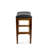 Saddle Bar Stool - Black Croc