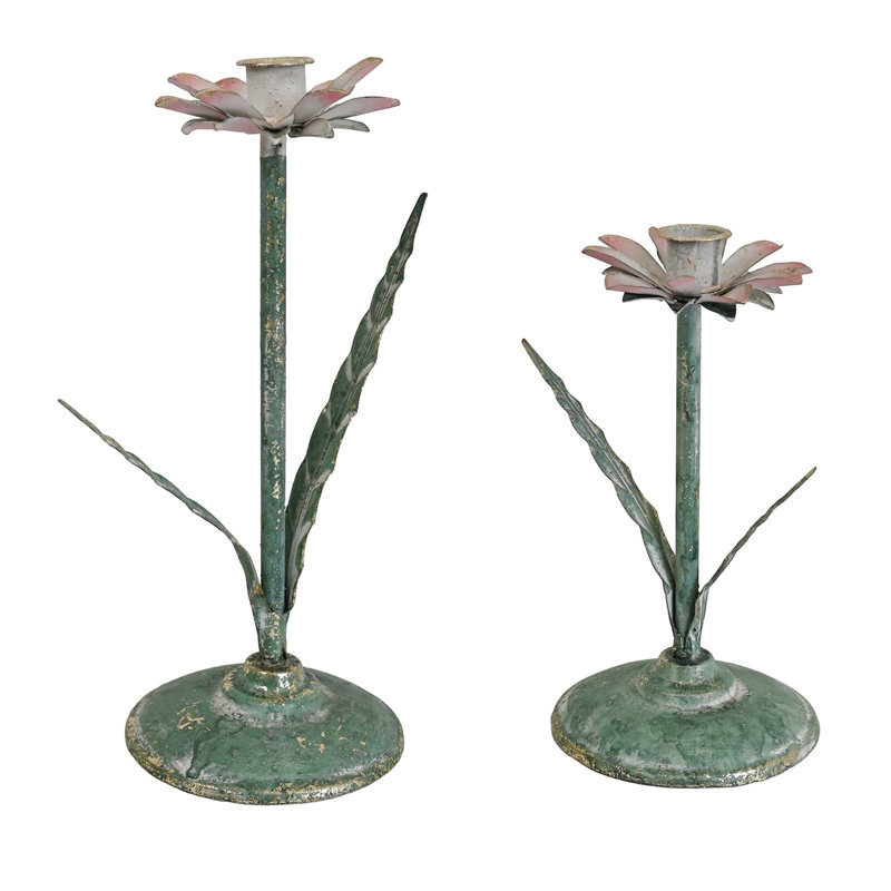 Taper Candle Holder,  Metal Candlesticks,Rustic Farmhouse Candle Stick Holder for Wedding, Party, Mantel – Vintage Table Centerpiece Decor