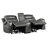 Denby 77.5" Traditional Faux Leather Power Double Reclining Loveseat with Power Reclining Motion, Integrated Console with USB & Outlets-106769852-110842266