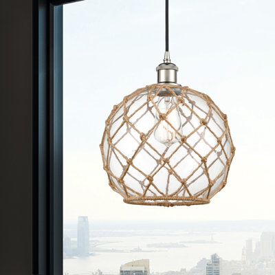 Luminaire suspendu sphère 1 lumière Tobey