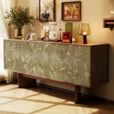 Buffet rétro de style chinois minimaliste