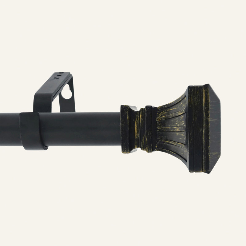 Ensemble de quincaillerie ajustable 1 po Fort Calhoun, H 1 po x l 48 po x P 7 po, Doré brulé