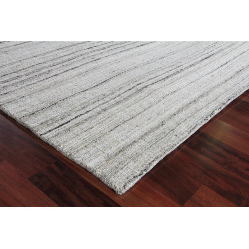 Organica Wool Striped Area Rug, Rectangle 6' x 9'