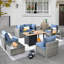 Ensemble de conversation modulaire avec coussins Hop-98495017-98495020