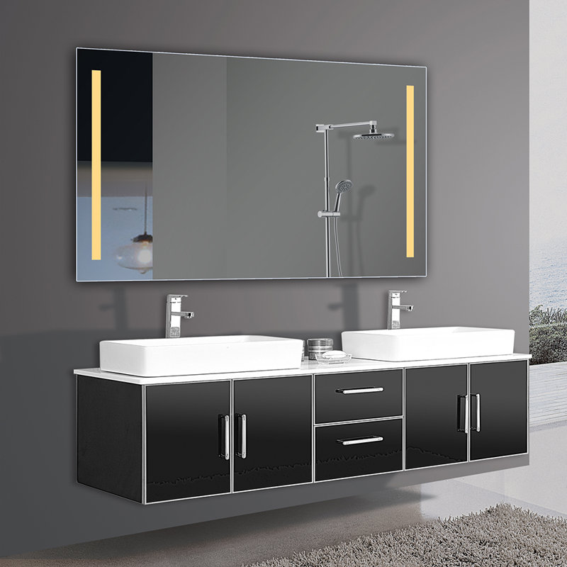 Miroir de salle de bain Allyria, 28,5 po x 44,5 po