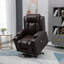 Fauteuil inclinable standard en similicuir de 37 po de largeur-1966349284