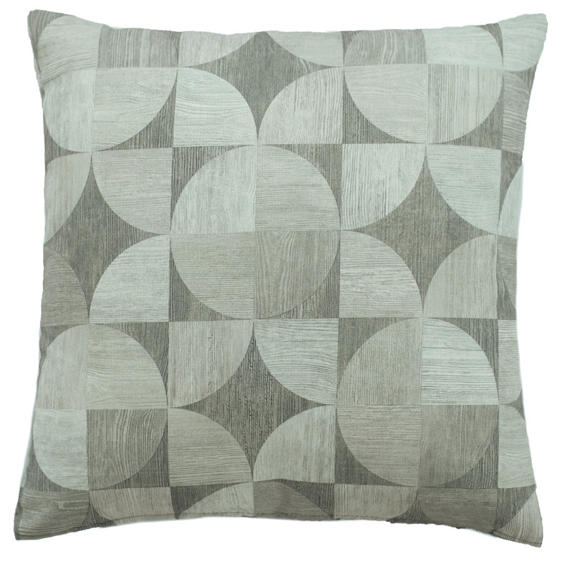 Weiss Geometric Square Cushion Cover, Taupe