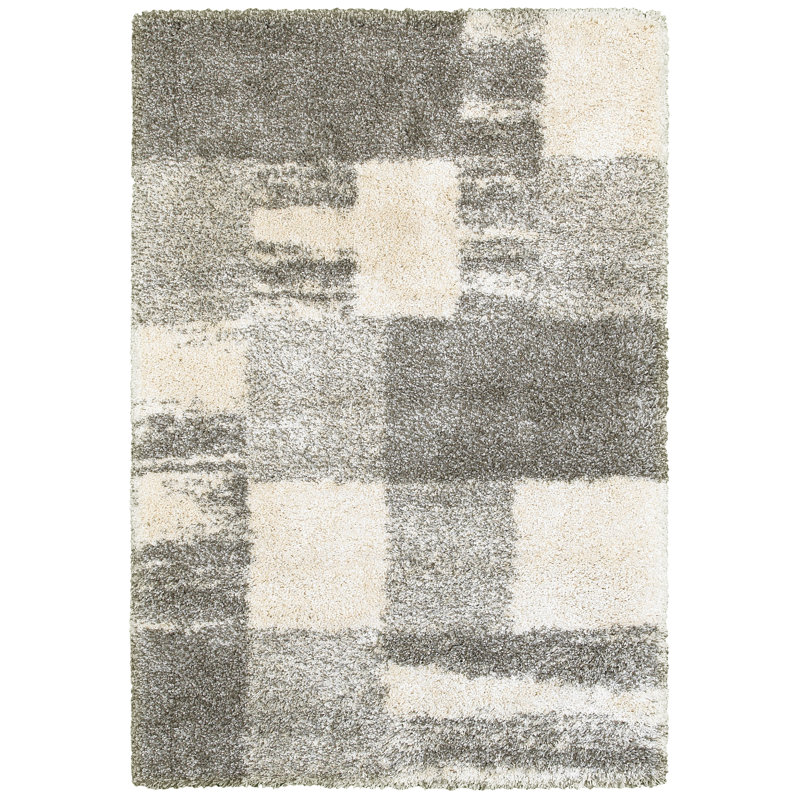 Angiens Geometric Indoor Rug, Rectangle 6'7" x 9'6"