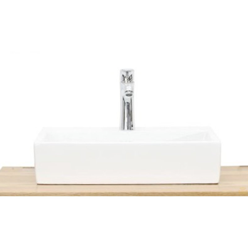 20.6" Square Ceramic Vessel Sink