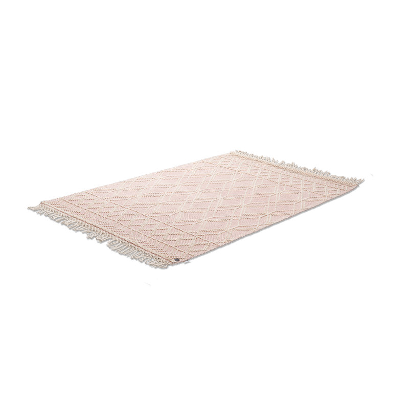 Macrame Geometric Hand Woven Area Rug, Rectangle 190 x 290cm