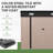 7.5 Ft. W X 6.1 Ft. D Metal Storage Shed