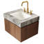 Armoire de salle de bain flottante Mid-Century