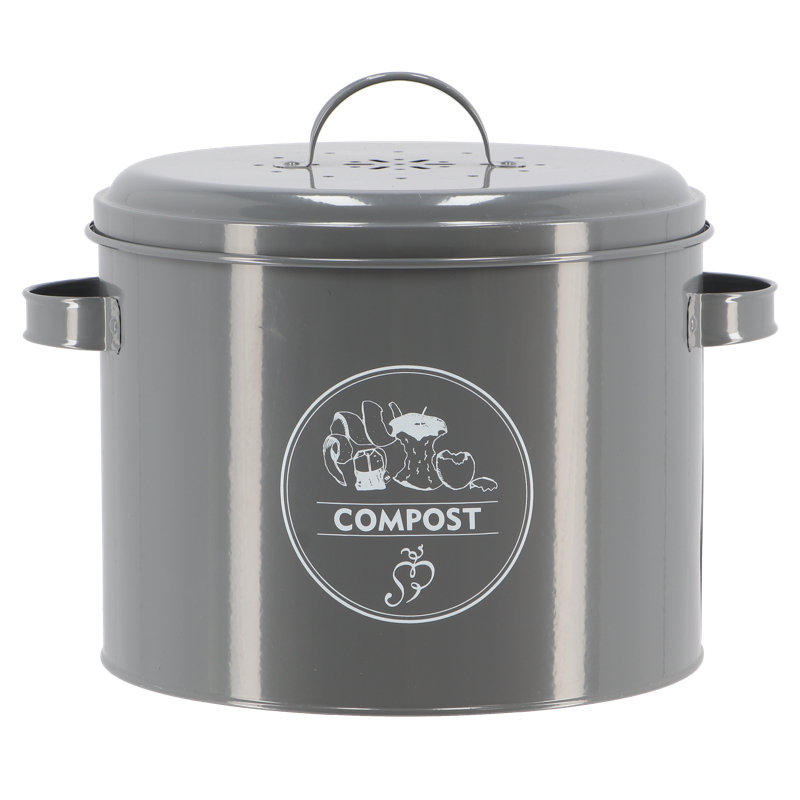 5 Gallons Metal Indoor Kitchen Composter