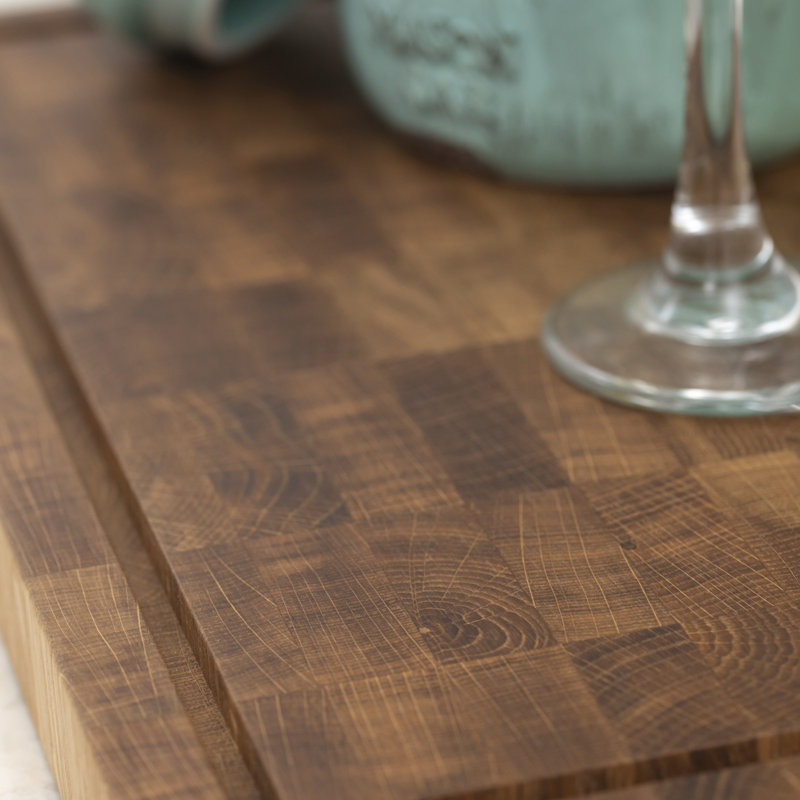 16'' x 12'' Acacia End Grain Reversible Chopping Block