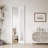 Frosted Glass 1-Lite Sliding Pocket Door White Standard Door with Hardware Kit Set-100041329