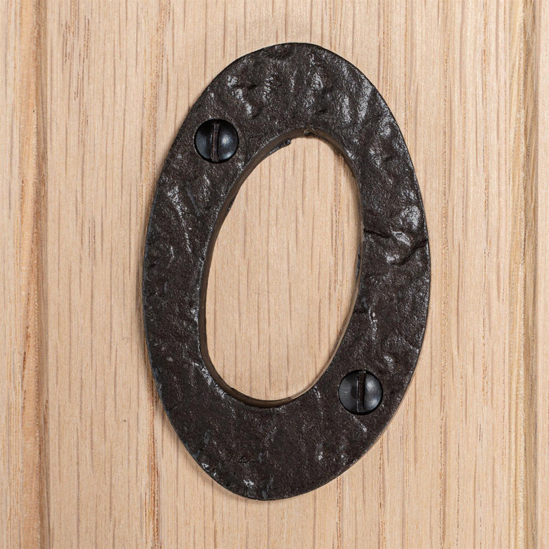 7.8cm H Iron House Number