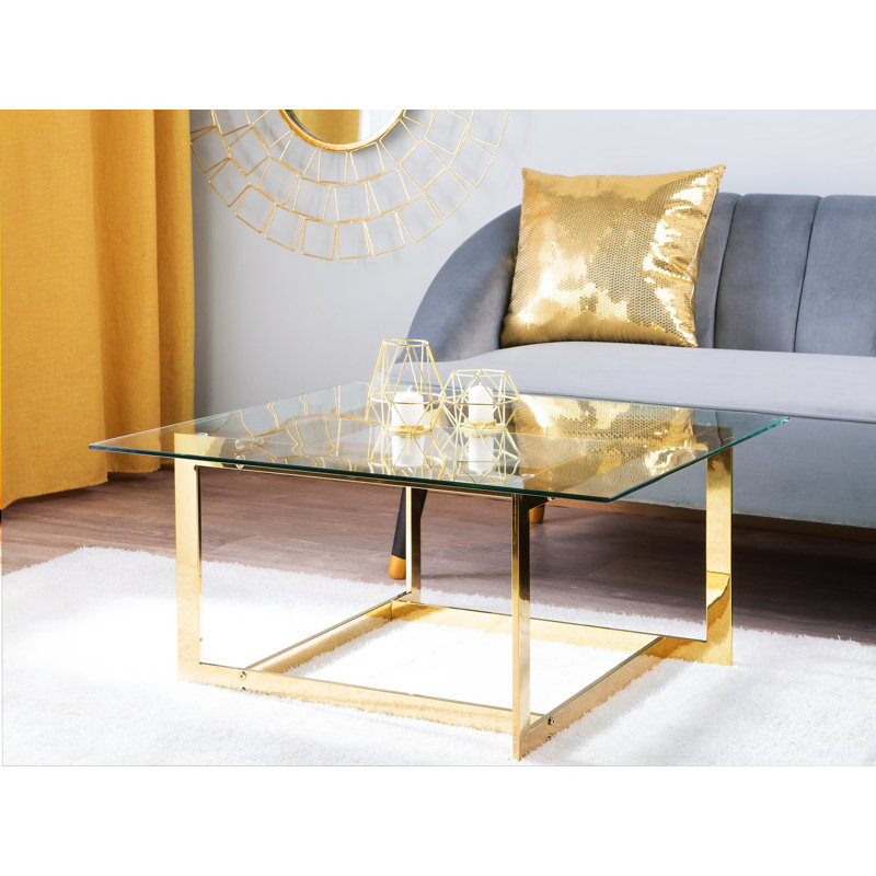 Acuff Frame Coffee Table, Gold