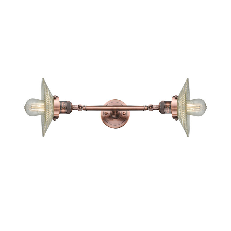 Miramontes 2 - Light Dimmable Vanity Light, 6 Watt Vinage LED Bulb, Antique Copper