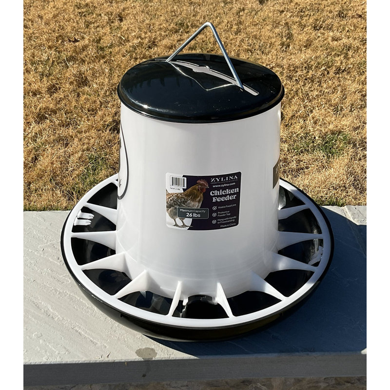 Mangeoire à poulet 26 lb - Noir, 26 gallons, Noir