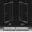 54" W X 71" H Pivot Glass Shower Door,Pivot Sliding Shower Door With 1/4"(6Mm) Clear SGCC Tempered Glass,Chrome Finish Shower Doors,Reversible Installation