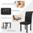 Tufted Upholstered Rolled-Up Nailhead Dining Chairs (Set Of 6)-1186812629