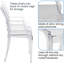 Chaise d'appoint empilable Kahlea