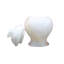 Urne décorative en marbre, blanc et vert clair, 5 heures x 3,5 pouces x 2,25 pouces, 1,69 lb