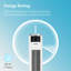 35" White Tower Fan