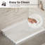 Base de douche 48 po L 48 po x l 32 po à simple seuil avec surface solide et texture antidérapante-132804367-132804370