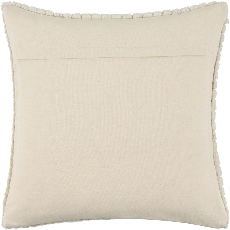 Novoli Accent Pillow, Beige, Pillow Cover Only - No Insert, Square 22"