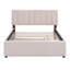 Lit plateforme tapissier avec gigogne Teddy-790654988-790654985