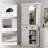 71" Kitchen Pantry Cabinet With Motion Sensor Light, Tall Storage Cabinet With 6 Door Shelves, A Drawer & 4 Adjustable Shelves, For Living Room, Dining Room, White