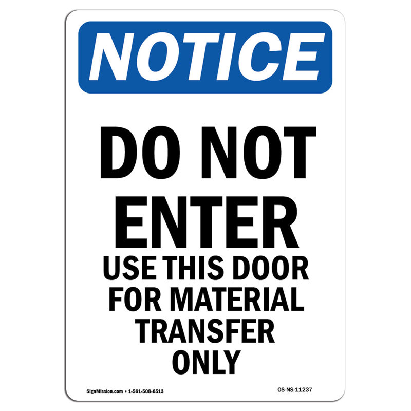 Notice Sign