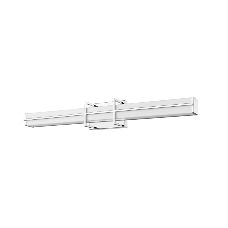Klowie Dimmable LED Bath Bar, Chrome