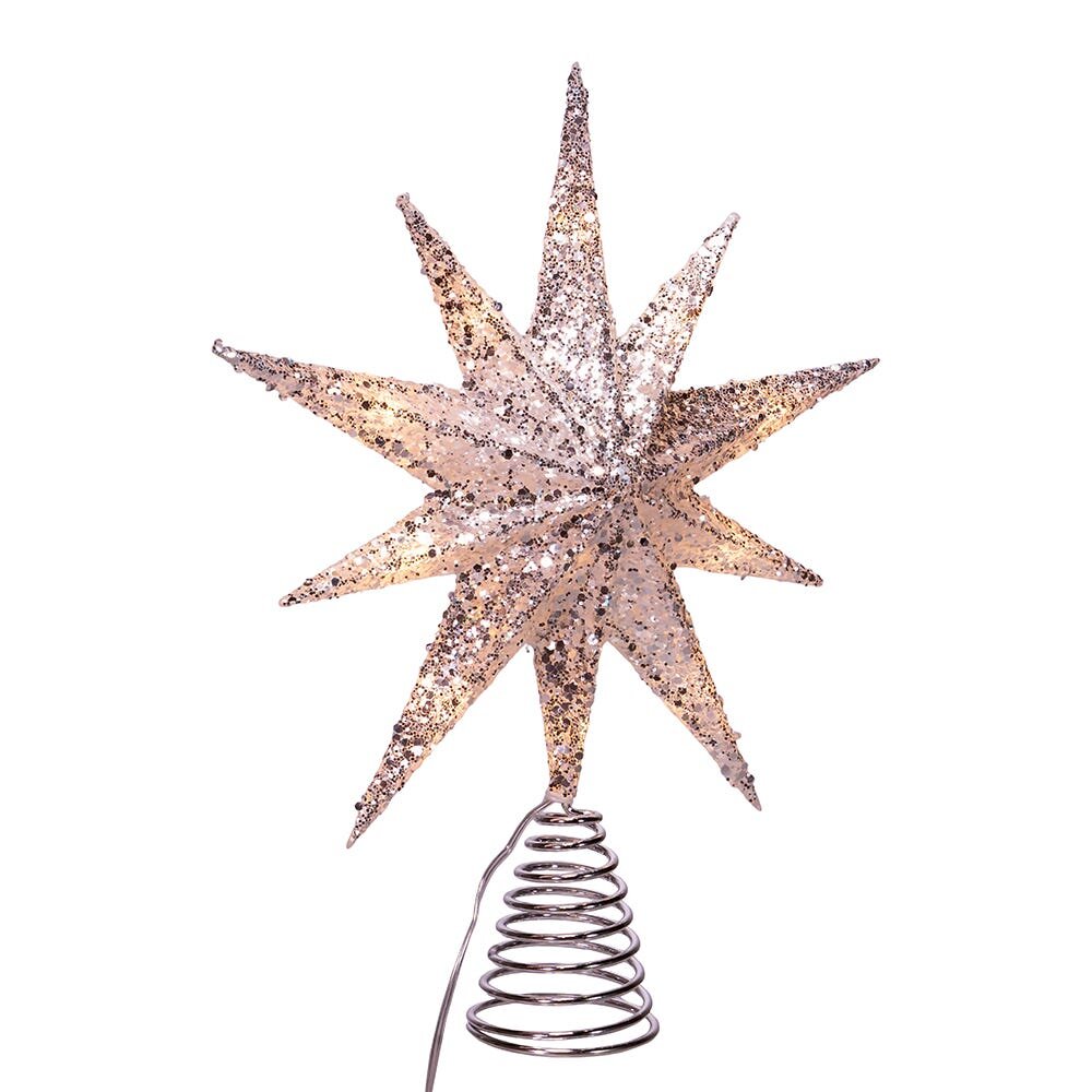 Kurt Adler Battery Operated LED Bethlehem Star Tree Topper & Reviews ...